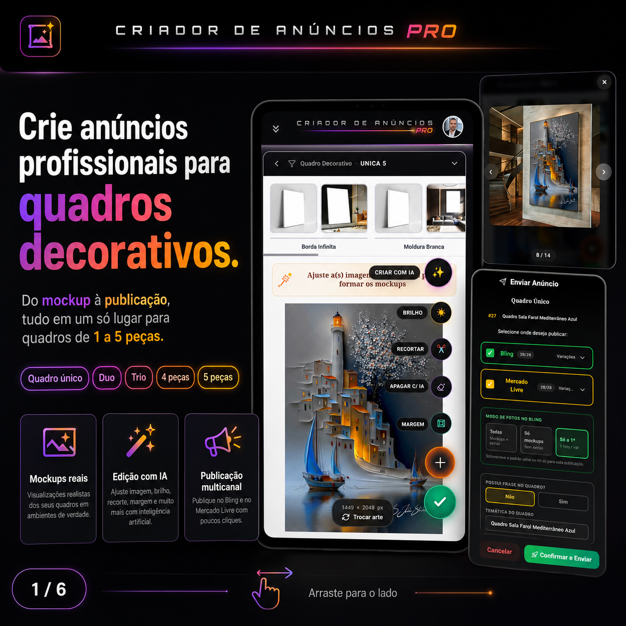 Exemplo de anúncio de quadro 1