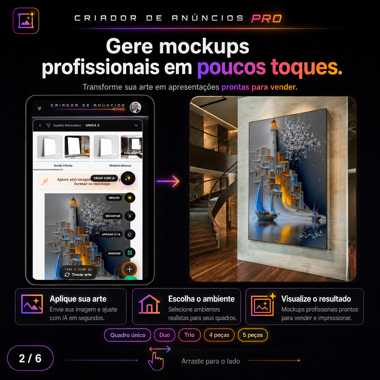 Exemplo de anúncio de quadro 2